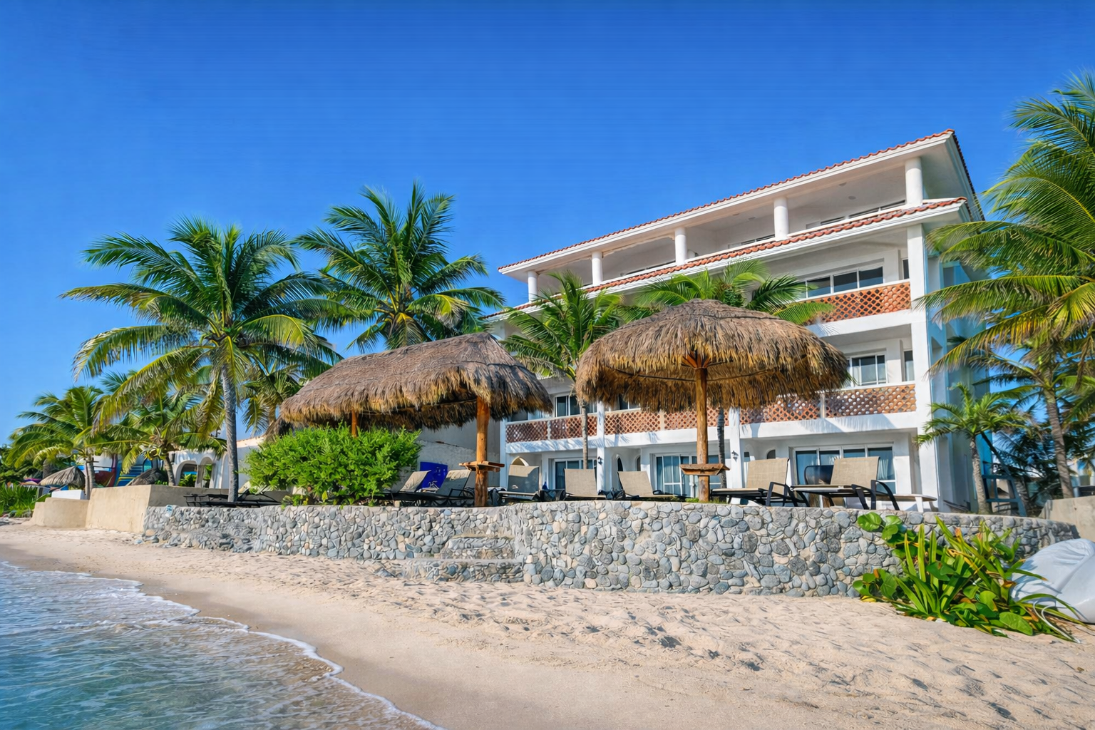 The Lol Ka'naab beachfront building