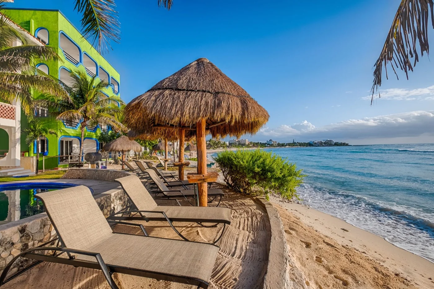 The Lol Ka'naab beachfront building