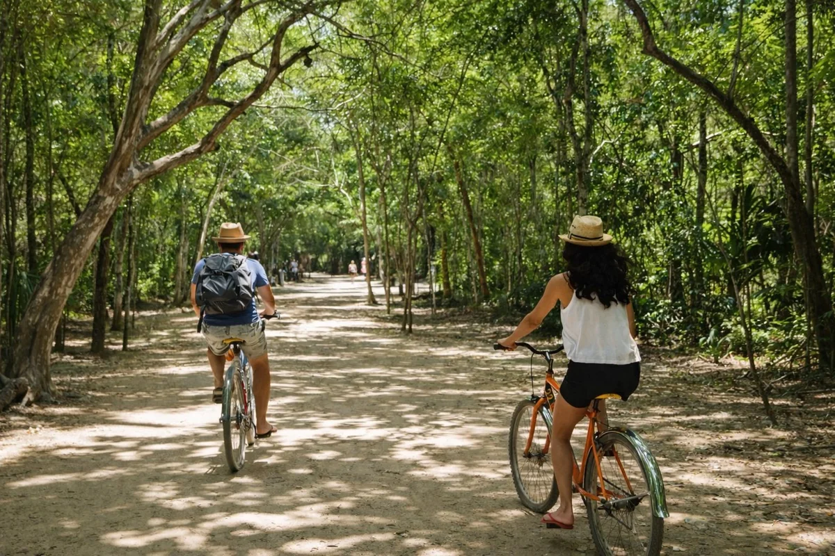 Cycling through the jungle